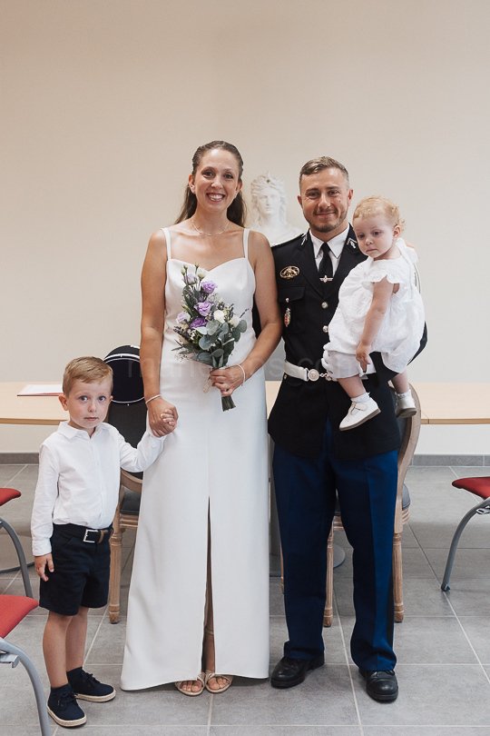 Mariage Ludivine & Victorien -04- Sortie de la mairie
