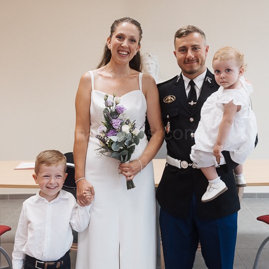 Mariage Ludivine & Victorien -04- Sortie de la mairie