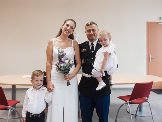Mariage Ludivine & Victorien -04- Sortie de la mairie
