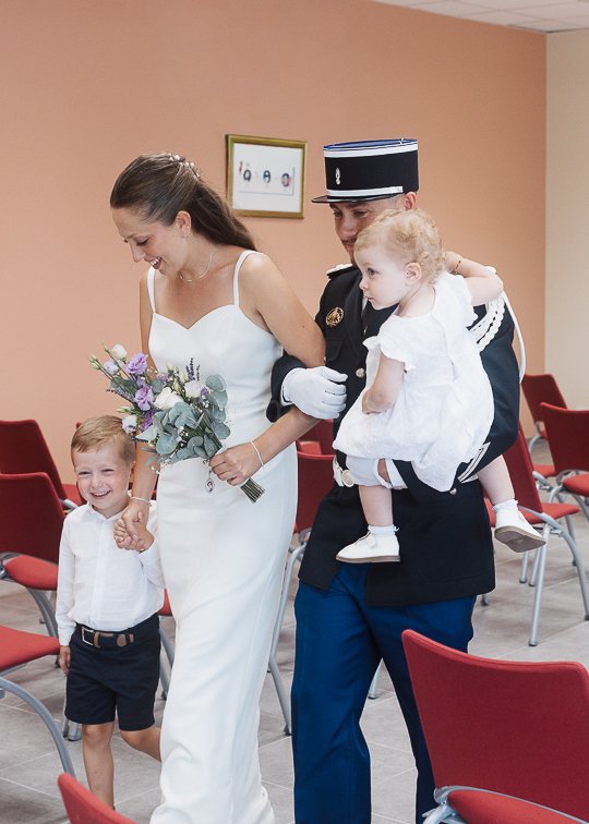 Mariage Ludivine & Victorien -04- Sortie de la mairie