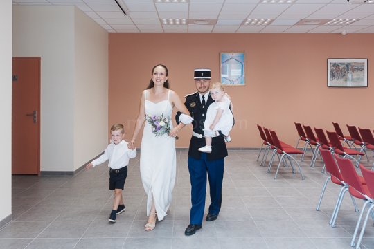 Mariage Ludivine & Victorien -04- Sortie de la mairie