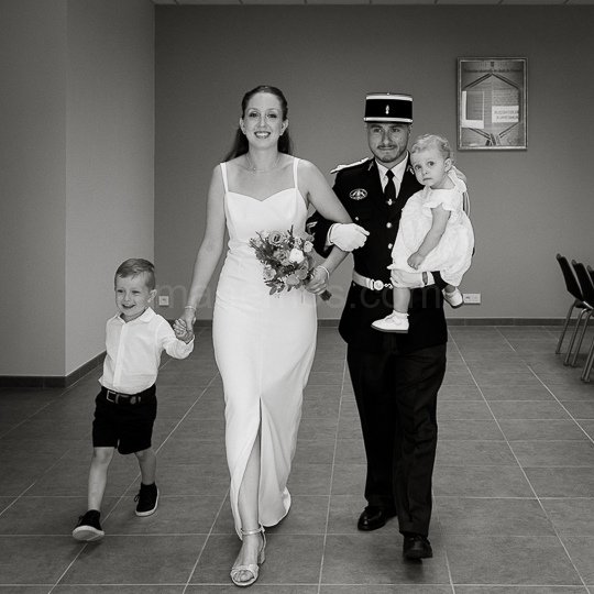 Mariage Ludivine & Victorien -04- Sortie de la mairie