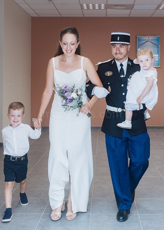 Mariage Ludivine & Victorien -04- Sortie de la mairie