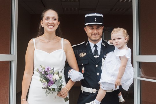 Mariage Ludivine & Victorien -04- Sortie de la mairie