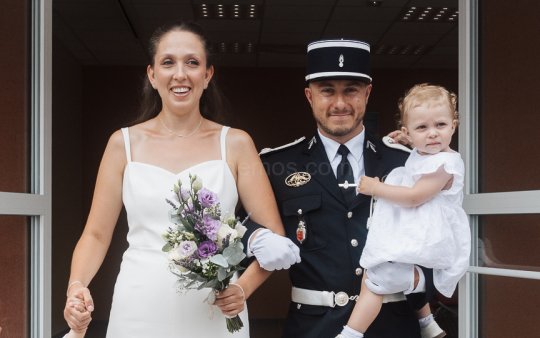 Mariage Ludivine & Victorien -04- Sortie de la mairie