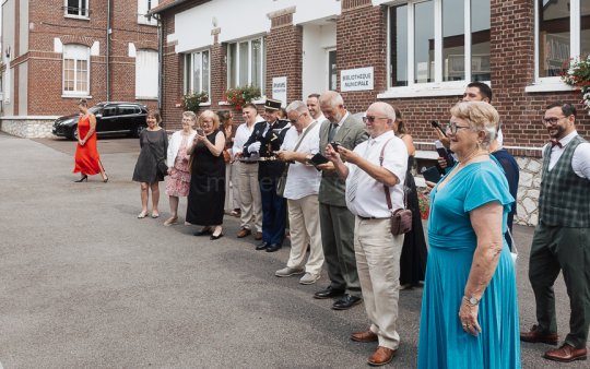 Mariage Ludivine & Victorien -04- Sortie de la mairie
