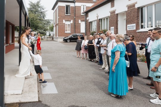 Mariage Ludivine & Victorien -04- Sortie de la mairie