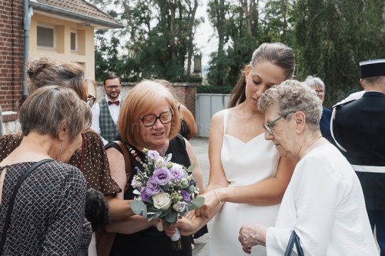 Mariage Ludivine & Victorien -04- Sortie de la mairie