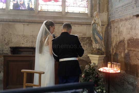 Mariage Ludivine & Victorien -11- Voeu à la vierge Marie
