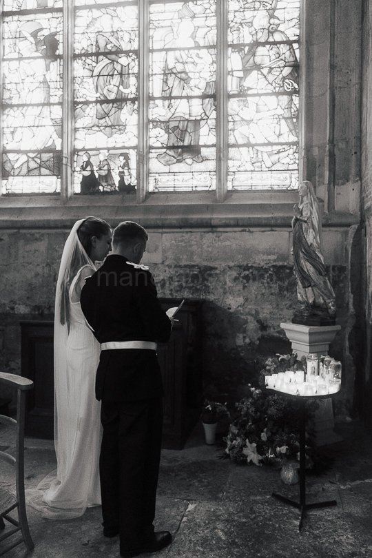 Mariage Ludivine & Victorien -11- Voeu à la vierge Marie