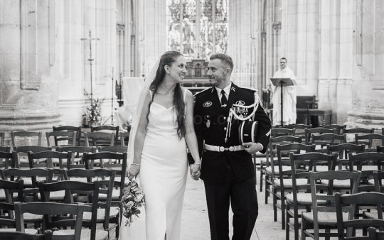 Mariage Ludivine & Victorien - 14- Sortie de la collégiale