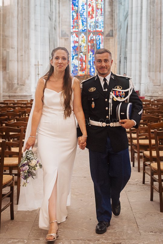 Mariage Ludivine & Victorien - 14- Sortie de la collégiale