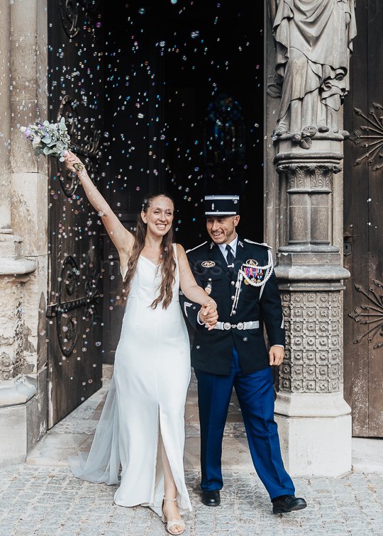Mariage Ludivine & Victorien - 14- Sortie de la collégiale