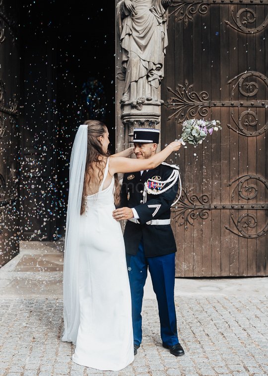 Mariage Ludivine & Victorien - 14- Sortie de la collégiale