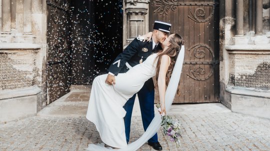 Mariage Ludivine & Victorien - 14- Sortie de la collégiale