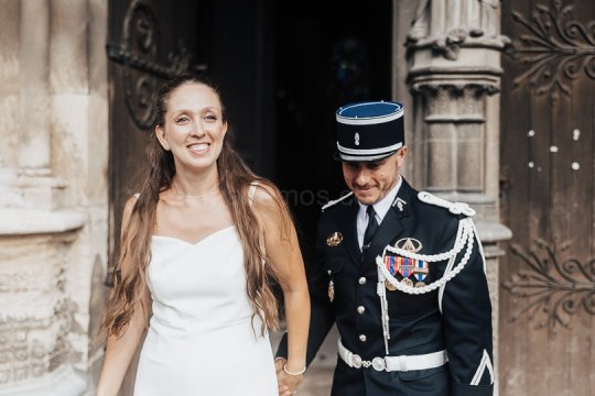 Mariage Ludivine & Victorien - 14- Sortie de la collégiale