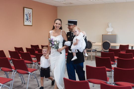 Mariage Ludivine & Victorien -04- Sortie de la mairie