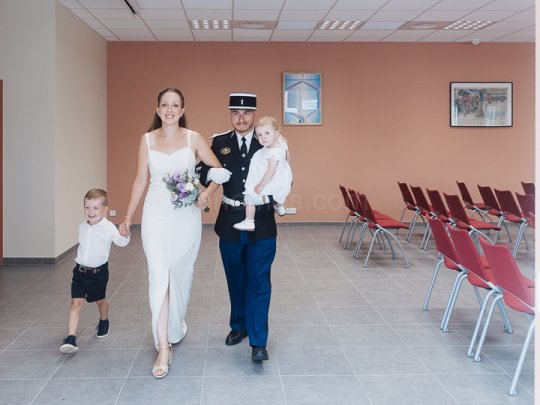Mariage Ludivine & Victorien -04- Sortie de la mairie