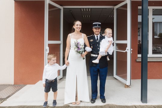 Mariage Ludivine & Victorien -04- Sortie de la mairie