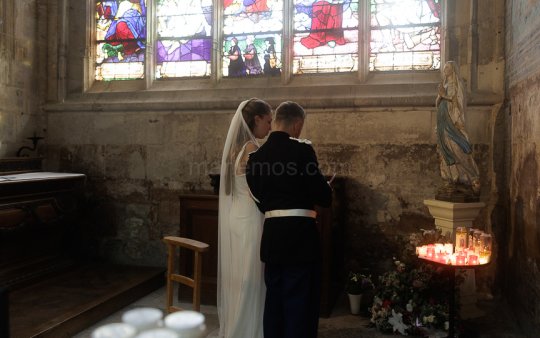 Mariage Ludivine & Victorien -11- Voeu à la vierge Marie