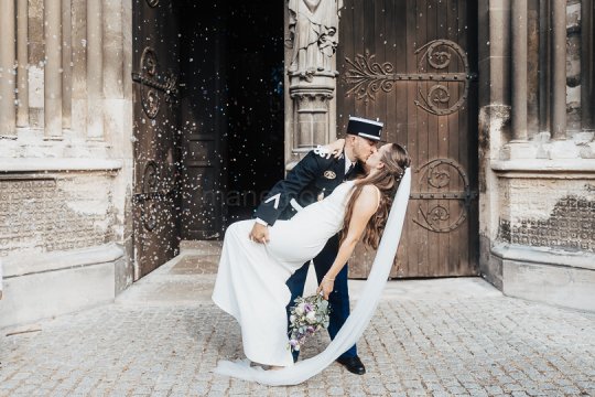 Mariage Ludivine & Victorien - 14- Sortie de la collégiale