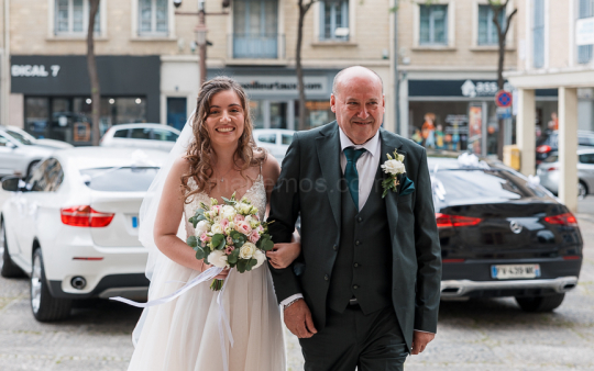 Mariage Andréa & Nicolas -2-1- entrée de la mariée