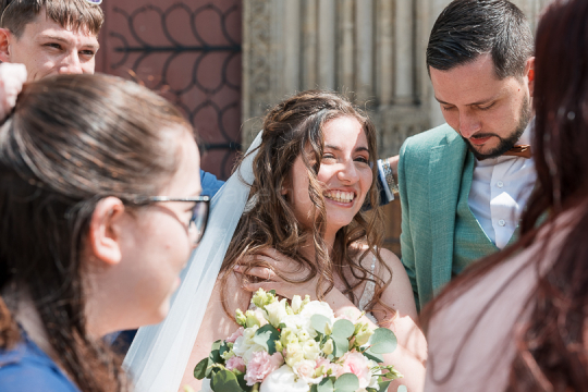 Mariage Andréa & Nicolas - 3 - Sur le parvis