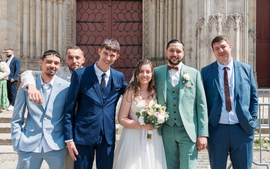 Mariage Andréa & Nicolas - 3 - Sur le parvis