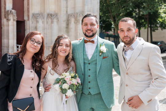Mariage Andréa & Nicolas - 3 - Sur le parvis
