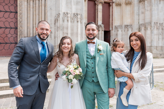 Mariage Andréa & Nicolas - 3 - Sur le parvis