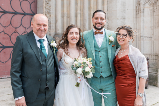 Mariage Andréa & Nicolas - 3 - Sur le parvis