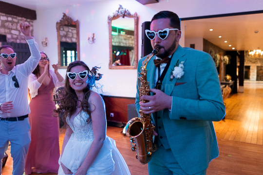 Mariage Andréa & Nicolas -5-4  - Au son du saxophone
