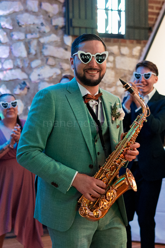 Mariage Andréa & Nicolas -5-4  - Au son du saxophone
