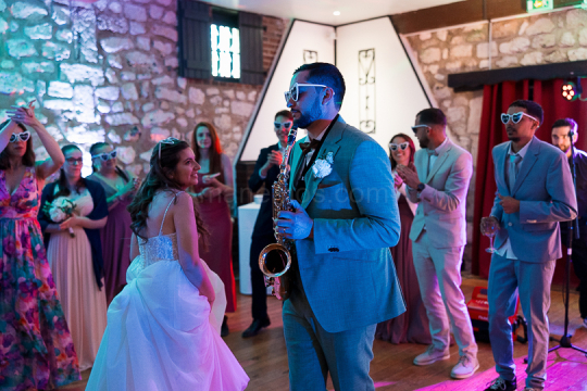 Mariage Andréa & Nicolas -5-4  - Au son du saxophone