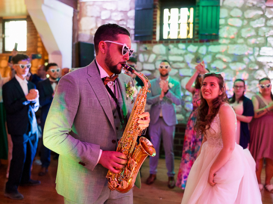 Mariage Andréa & Nicolas -5-4  - Au son du saxophone
