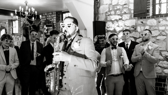 Mariage Andréa & Nicolas -5-4  - Au son du saxophone
