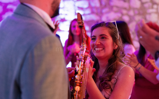 Mariage Andréa & Nicolas -5-4  - Au son du saxophone