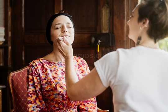 Mariage de Capucine & Laurent -1- Maquillage de Capucine