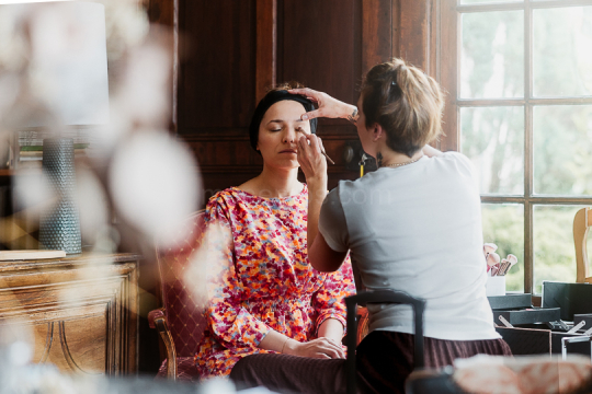 Mariage de Capucine & Laurent -1- Maquillage de Capucine