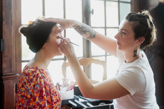 Mariage de Capucine & Laurent -1- Maquillage de Capucine