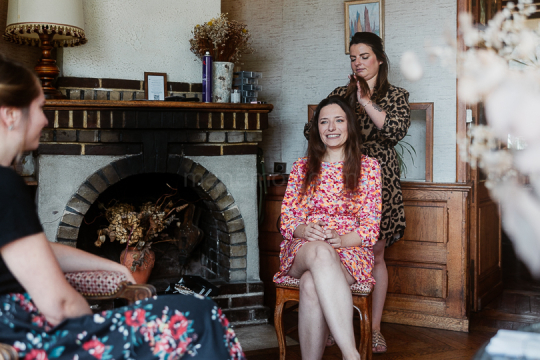 Mariage de Capucine & Laurent -3- Coiffure de Capucine