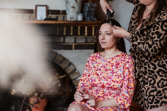 Mariage de Capucine & Laurent -3- Coiffure de Capucine