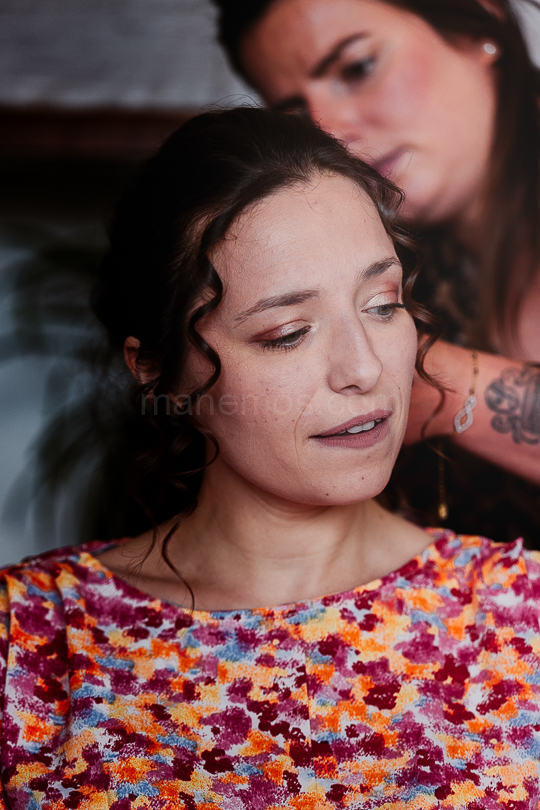 Mariage de Capucine & Laurent -3- Coiffure de Capucine