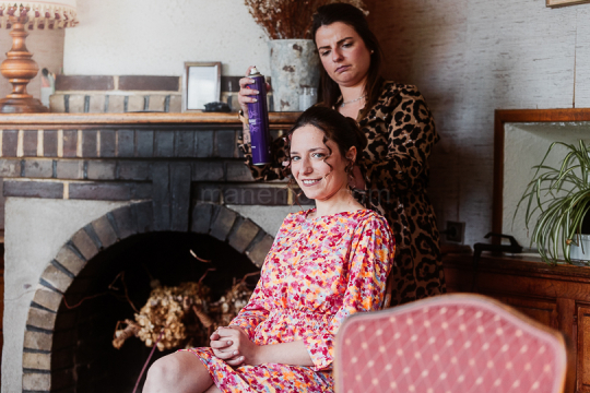 Mariage de Capucine & Laurent -3- Coiffure de Capucine