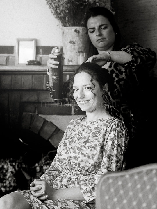 Mariage de Capucine & Laurent -3- Coiffure de Capucine