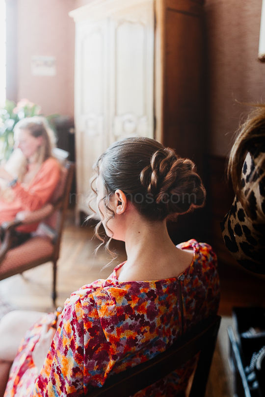 Mariage de Capucine & Laurent -3- Coiffure de Capucine