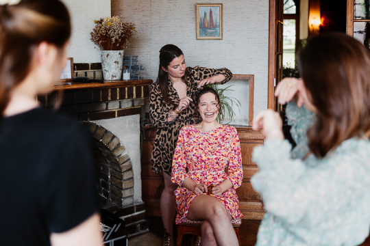 Mariage de Capucine & Laurent -3- Coiffure de Capucine