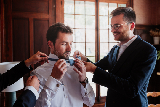 Mariage de Capucine & Laurent -4- Préparation de Laurent