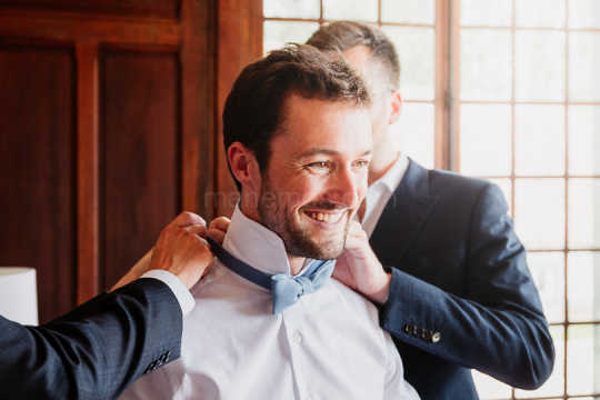 Mariage de Capucine & Laurent -4- Préparation de Laurent