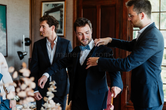 Mariage de Capucine & Laurent -4- Préparation de Laurent